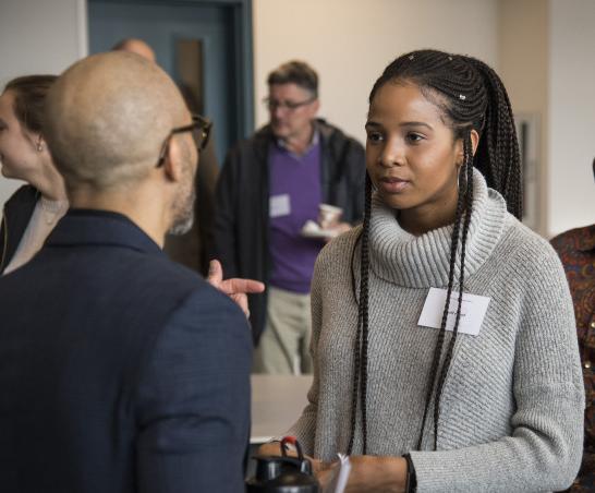 Randall Tucker, chief inclusion officer for Mastercard, spoke at Carthage about why diversity and inclusion matter in the workplace.